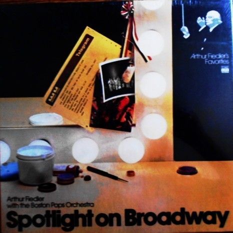 ARTHUR FIEDLER 3 SEALED LP BOXED SET Spotlight On Broadway 1970s Time 