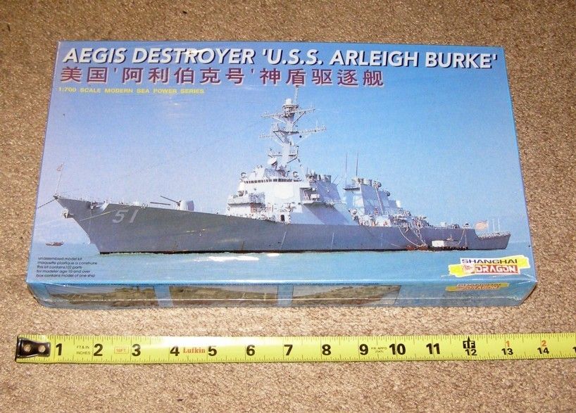 NEW 1 700 DRAGON USS ARLEIGH BURKE DDG 51 GUIDED MISSILE DESTROYER
