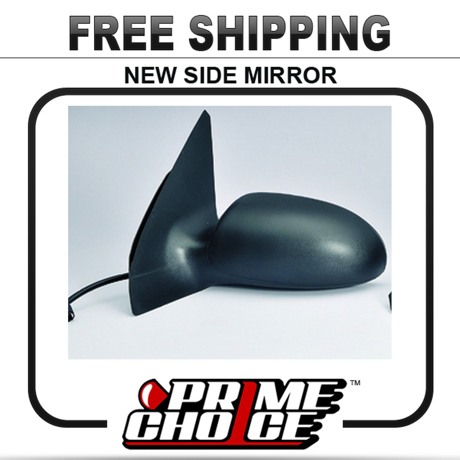 NEW ELECTRIC POWER DRIVER SIDE VIEW MIRROR 2000 2007 FORD FOCUS LEFT 
