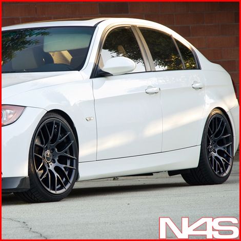 19 BMW E92 328 335 Coupe Avant Garde M359 Black Concave Staggered 