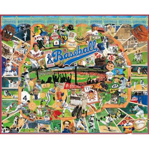 White Mountain Baseball 1000 PC Jigsaw Puzzle