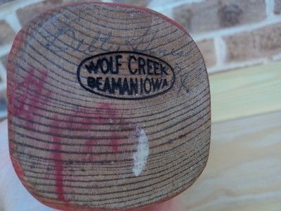 Wolf Creek Beaman Iowa Aunt Jemima Folk Art Black Americana Wood 