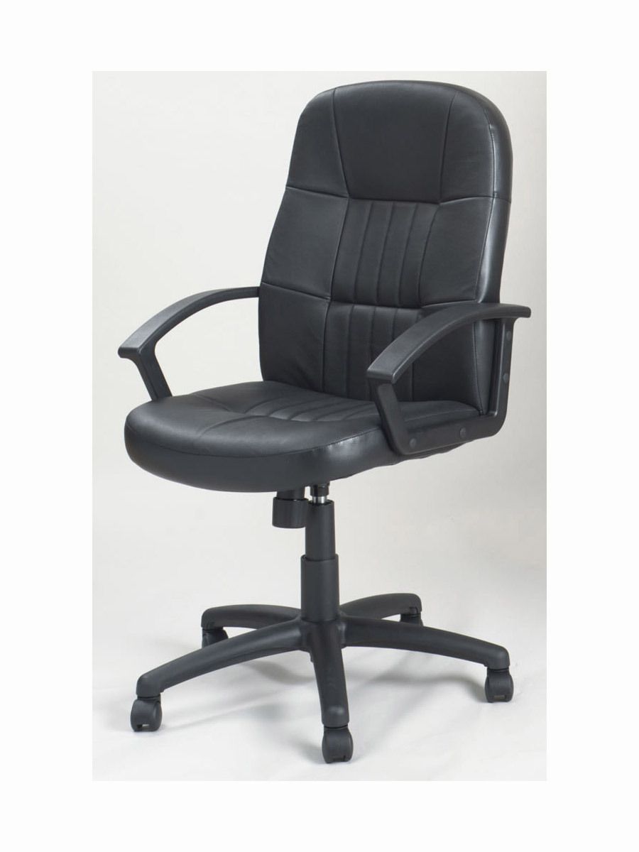Black Leather High Back Executive Office Chair