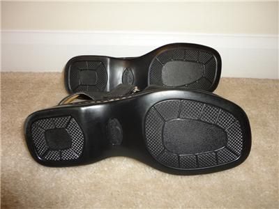 Bjorndal Black Leather Sandals Shoes Cancun Size 6 5 M
