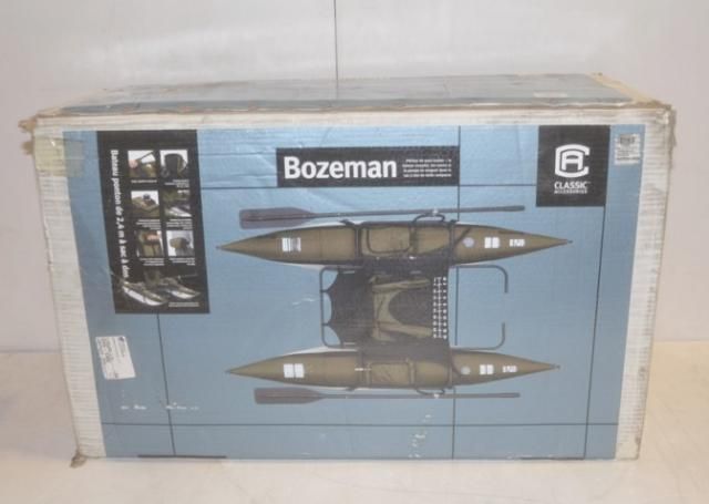 Classic Accessories Bozeman 8 Inflatable Pontoon Boat Sage Silver 