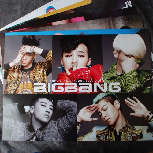 POP BIGBANG 12cut Posters Collection Bromide 2012 BIG BANG 12PCS