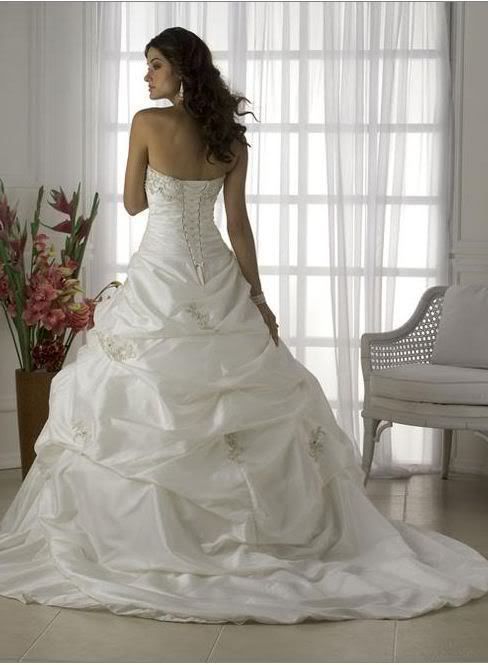   Ivory White Wedding Dress Bridal Gown Stock Size 8 10 12 14 16