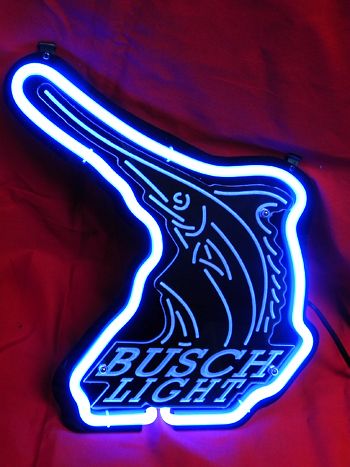 Busch Bud Light Beer Bar Neon Light Sign SD364 Blue