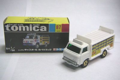 Vintage Tomica 87 Nissan Caball Route Truck Japan RARE