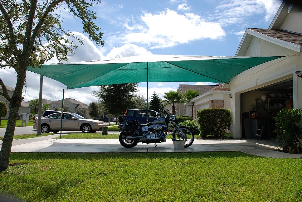 Shade Canopy Awning Patio BBQ Driveway New $439 00 MSRP