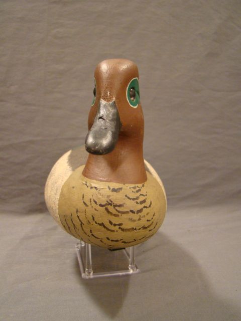 Vintage John Hamilton Hand Painted Folk Art Bird New Jersey Wood Duck 