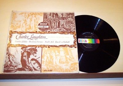 Charles Laughton Reading from The Bible LP Noahs Ark