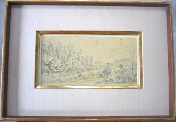 Charles Daubigny Springtime Spring 1857 Sketch Drawing Study Art Le 