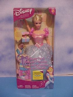 2002 Mattel Disney Cinderella Princess Party, never removed from the