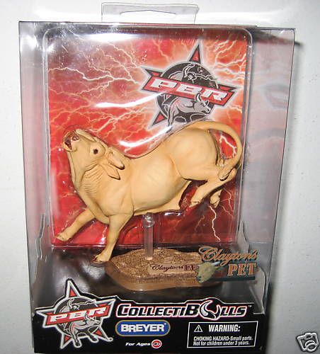 Breyer Claytons Pet Collectible Bulls Figure w Base