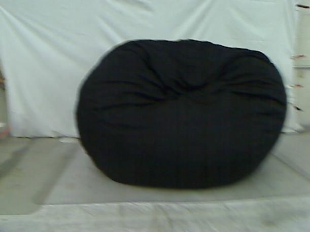 Comfort Research Fuf Large Foam Bean Bag Chair Black Twill