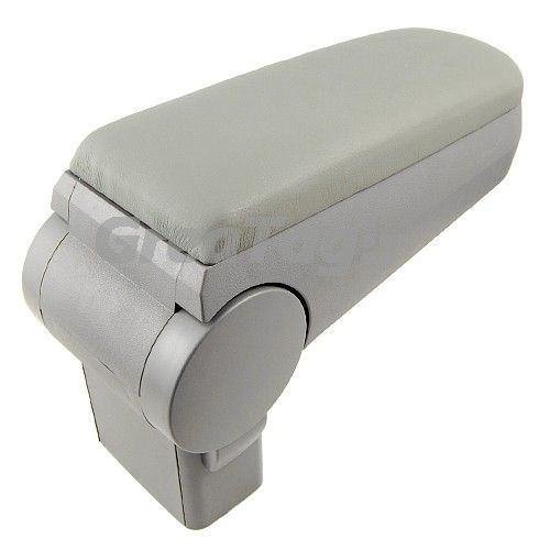 Gray Leather Armrest Center Console for VW GTI Golf Jetta MK4 99 00 01