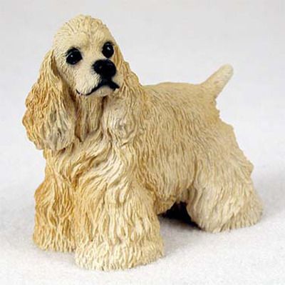 Cocker Spaniel Hand Painted Collectible Dog Figurine BL