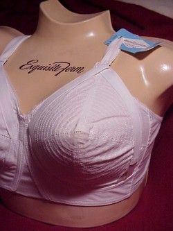 Vintage Ivory Exquisite Form Bullet Bra 36 C pinup retro rockabilly pointy  bra