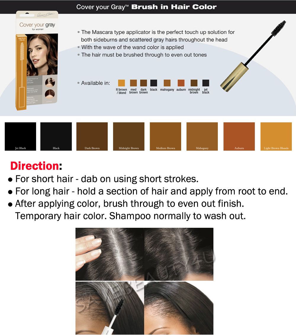Irene Gari Cover Your Gray Instant Touch Up Brush in Hair Color 8