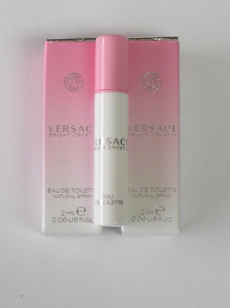 Versace Bright Crystal EDT 06oz Spray Sample X2