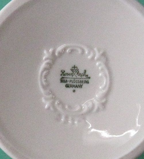  Selb Bavaria Gray Crackle Vintage Porcelain Retro Trumpet Vase