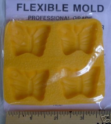 Butterfly Flexible Rubber Mint Cream Cheese Molds
