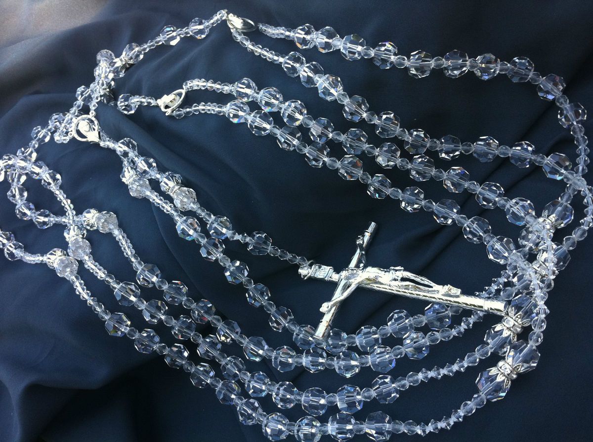 Lazo de Cristal Cortado Para Boda Crystal Wedding Lasso Wedding Rosary