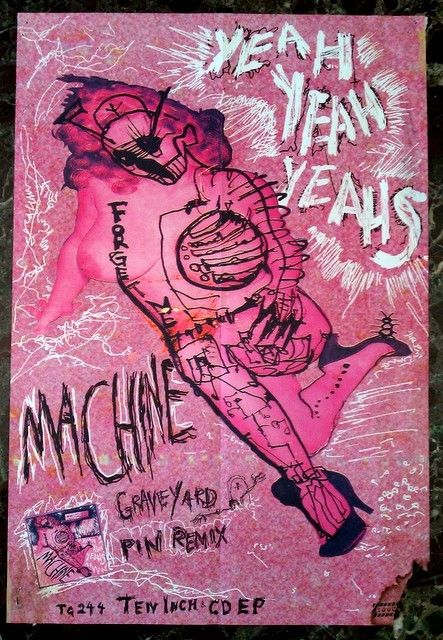 Yeah Yeah Yeahs Promotional Poster Machine Collectible