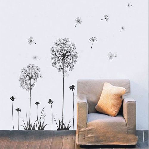 DIY Removable Dandelions Decorative Wall Sticker Home Art Mural Decal