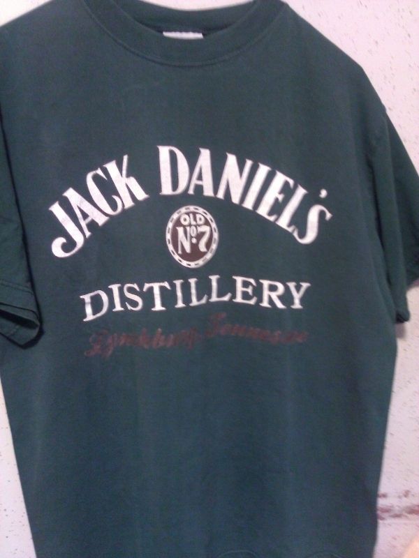 Vtg Retro Jack Daniels Old No 7 Distillery Lynchburg Tennessee Shirt
