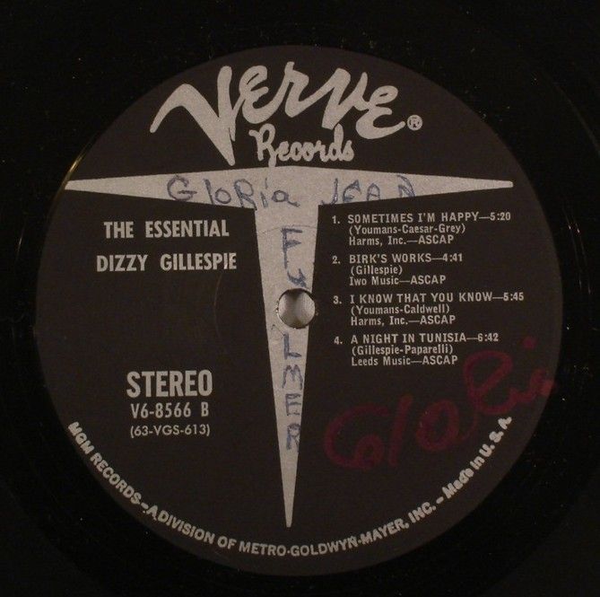 The Essential DIZZY GILLESPIE Verve LP (Stan Getz, Sonny Rollins, Max