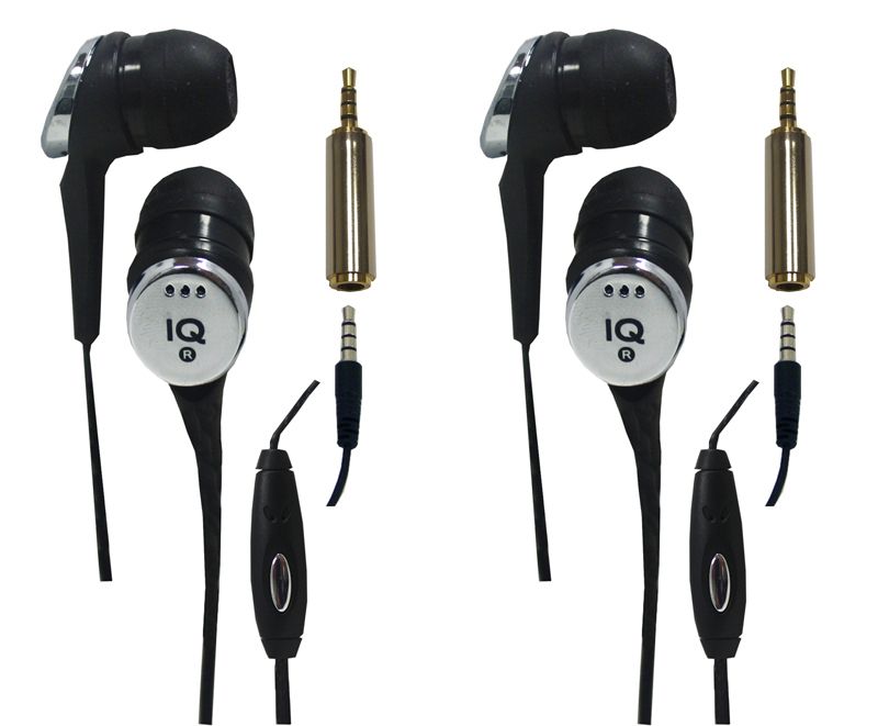 IQ Sound IQ 121 Digital Noise Reduction Stereo Earphones Cell