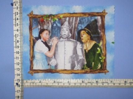 Wizard of oz Judy Garland as Dorothy Scarecrow Oil The Tinman Fabric