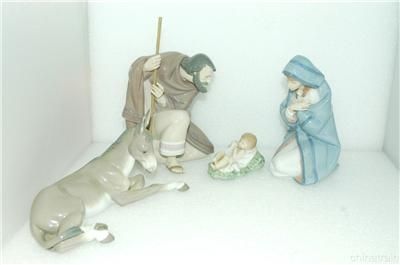  Christmas Mary Baby Jesus Joseph 3 Wisemen Donkey 5477 5481 11