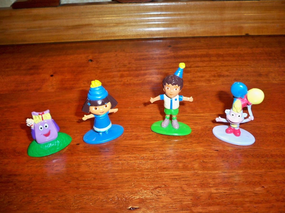 Dora Candy Land Game Replacements 4 Character Pawns Dora Diego Boots