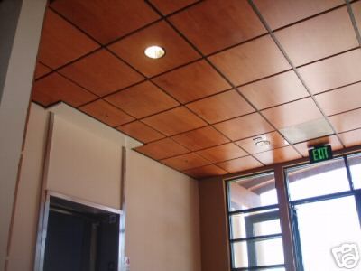 Drop In Wood Ceiling Tiles