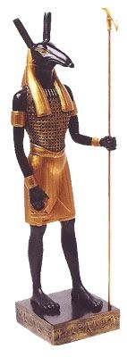 large egyptian god of the desert chaos seth figurine large egyptian