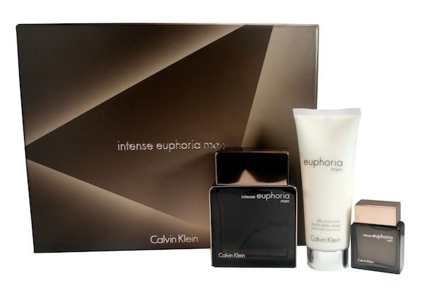 Euphoria Men Intense by Calvin Klein Gift Set EDT Spray 3 4oz Mini as