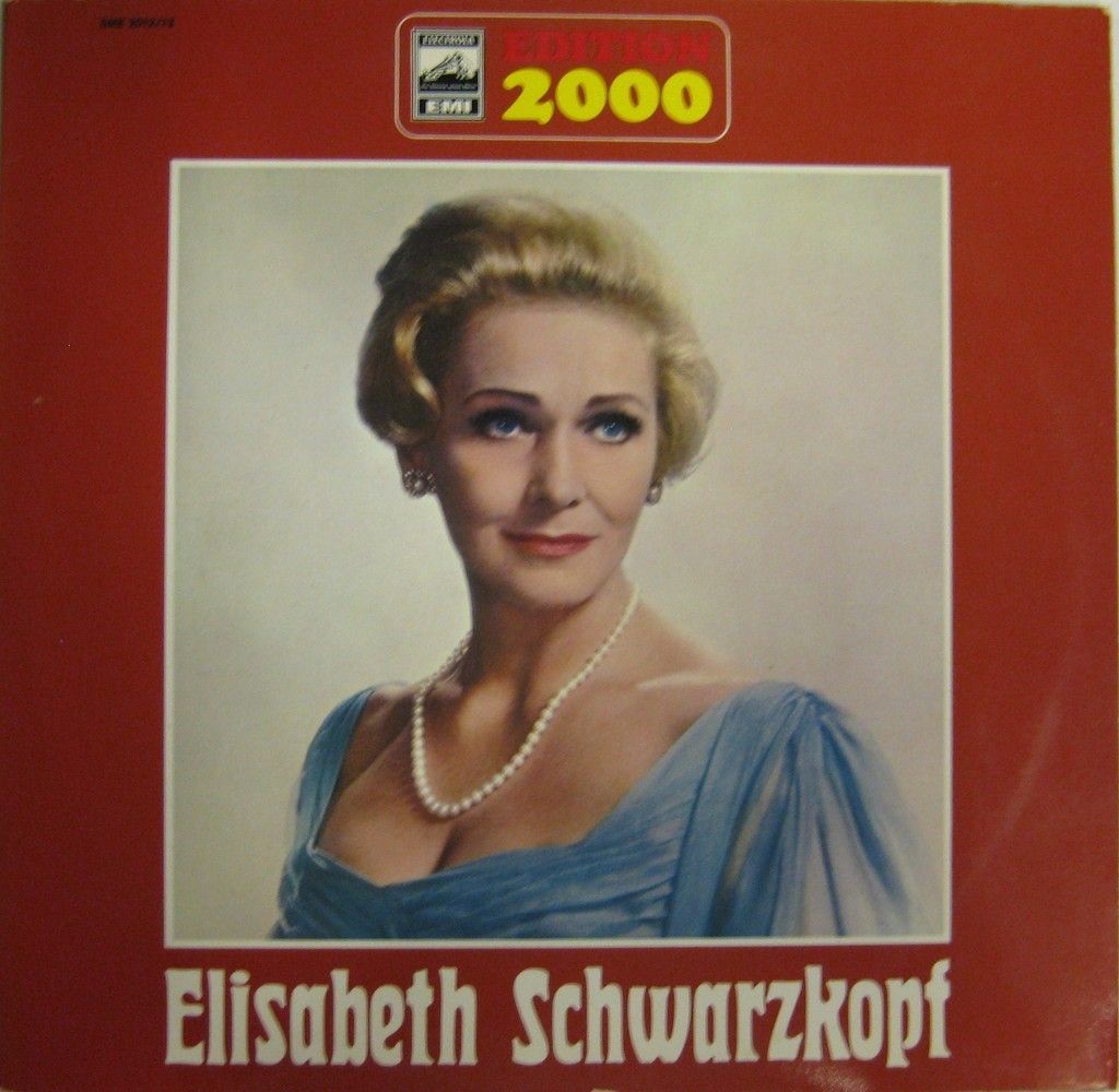 Elisabeth Schwarzkopf 2x12Vinyl LP Gatefold Musik Zu E