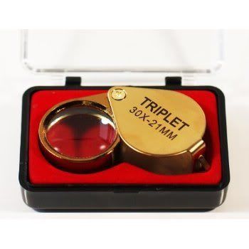 30x Jewelry Eye Loupe Loop 21mm Lens Magnifier Mini Pocket Microscope