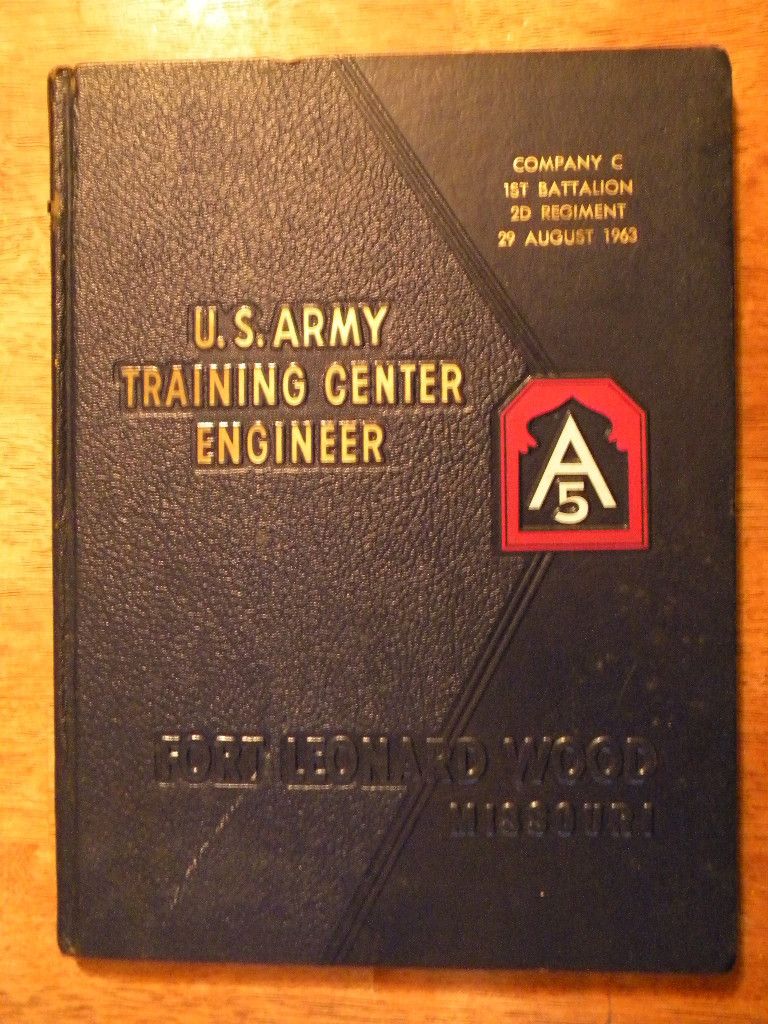 1963 Yearbook US Army Training Fort Leonard Wood MO Old Missouri