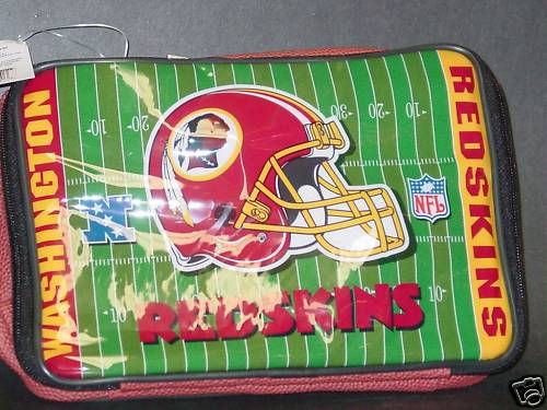 NFL Football Field Lunch Box, Washington Redskins, NEW