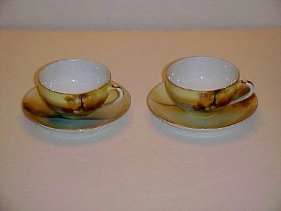 Noritake China Tree in The Meadow Cup and Saucer Set
