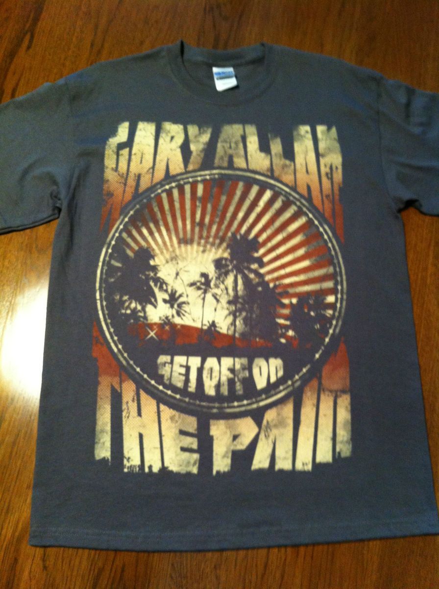Gary Allan Get Off on The Pain Concert Tour T Shirt Size Medium