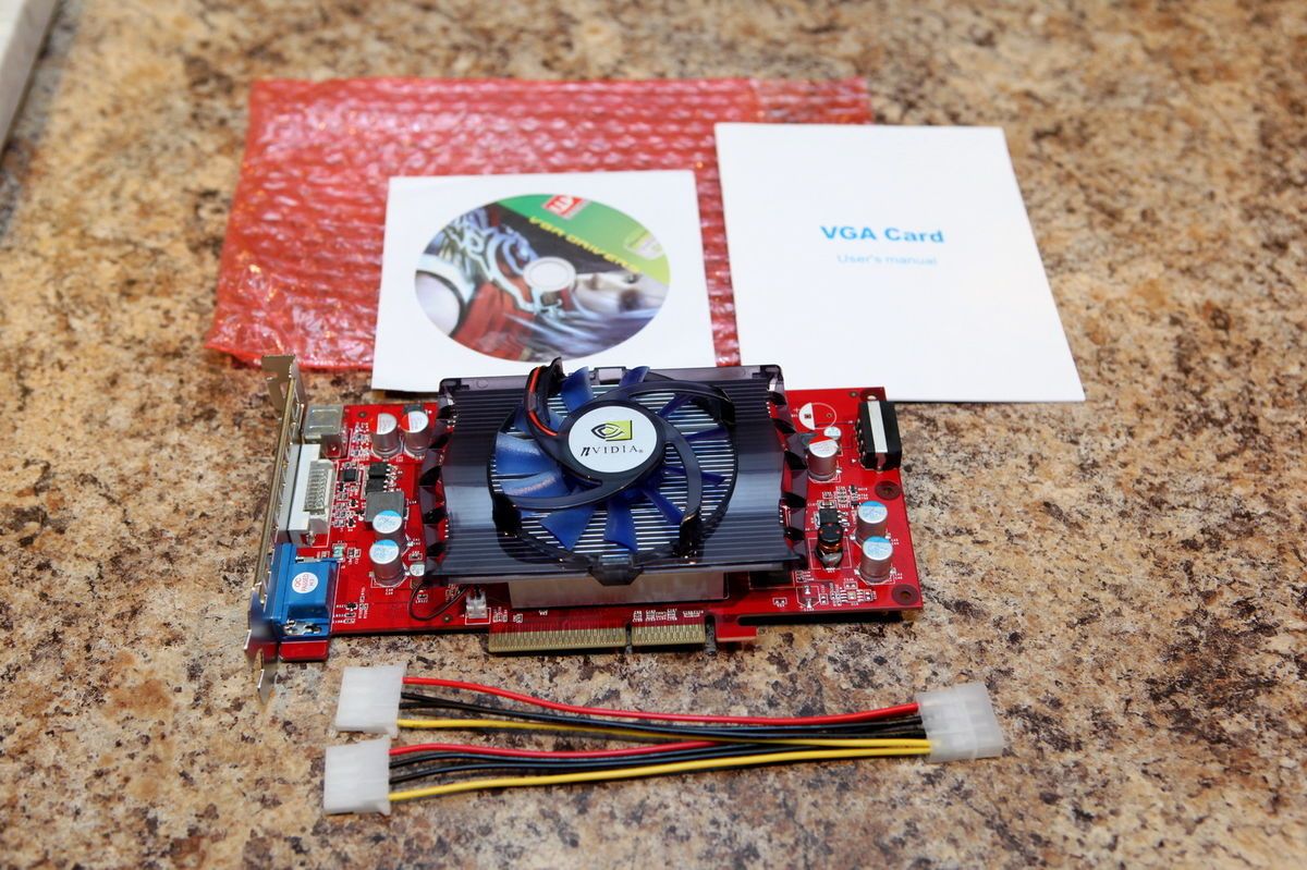 Nvidia GeForce 6800GT 512 meg. AGP DDR2 128bit bus Video Card NEW