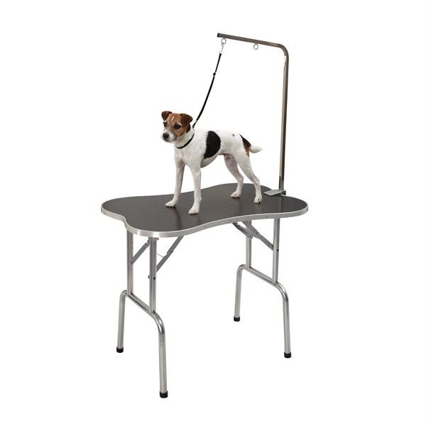   Master Equipment Folding Bone Shaped Grooming Table with Arm