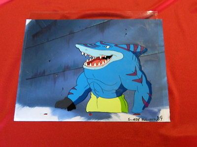 Street Sharks Original Cartoon Production Cel w/ Hand Painted