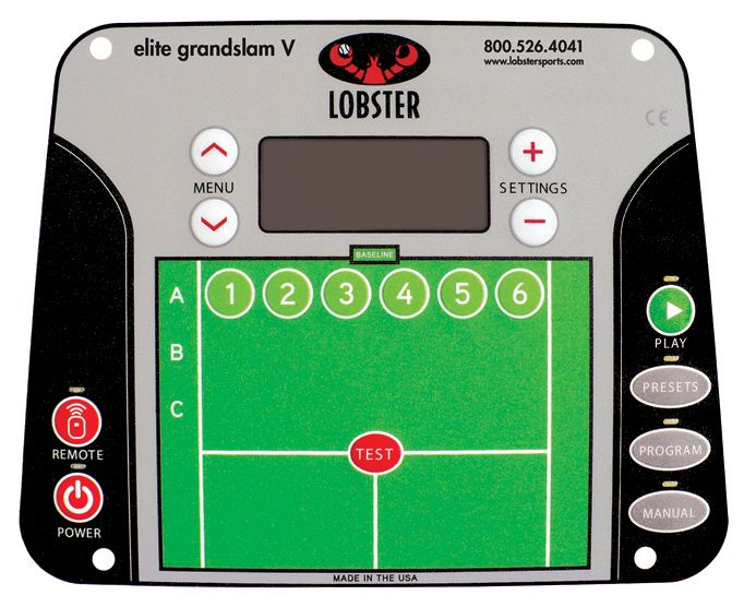 Lobster Elite Grand Slam 4 Tennis Ball Machine