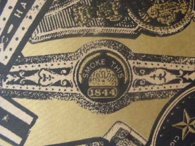 Vintage LG Roll Cigar Band Wrapping Paper